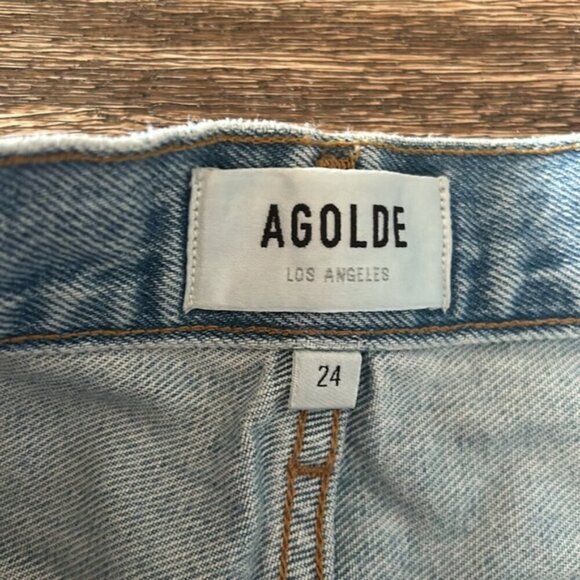 ARITZIA AGOLDE 90s jeans wide leg high rise jeans 24 - Picture 3 of 11